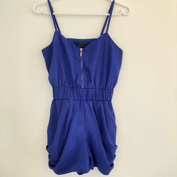 Royal Blue Lucca Couture Romper by Urban Outfitter - Picture 6 of 16